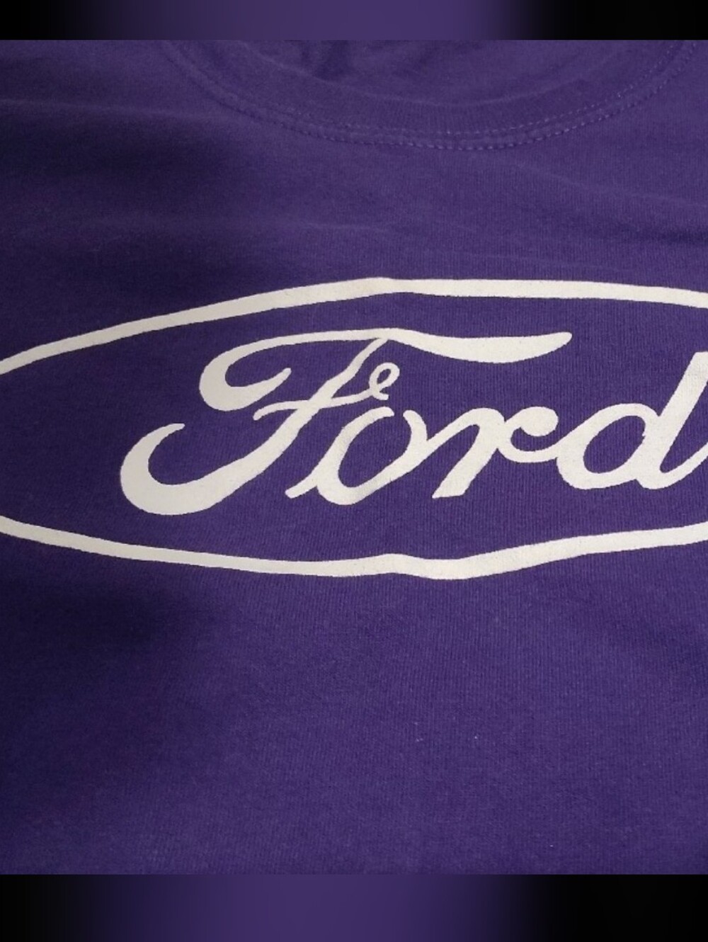 🆕Ford Purple Tee with White Oval Logo